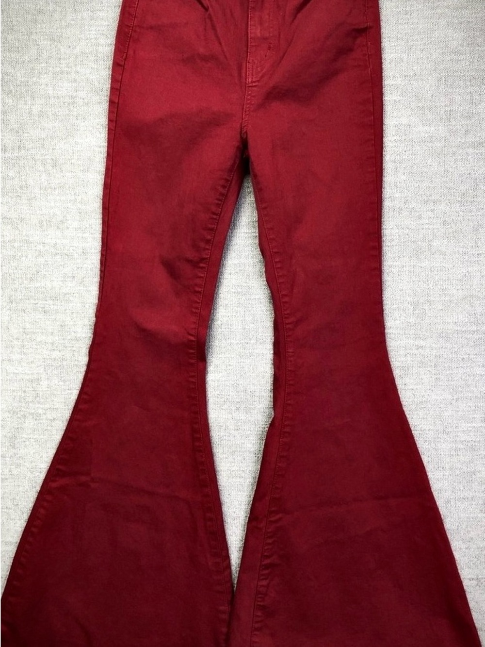 Judy Blue Deep Red Flare Jeans